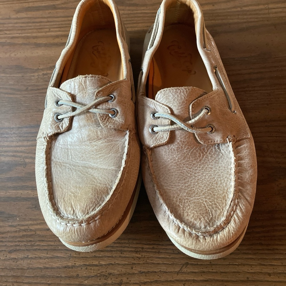 Men’s size 11 Sperry tan top Sider boat shoes